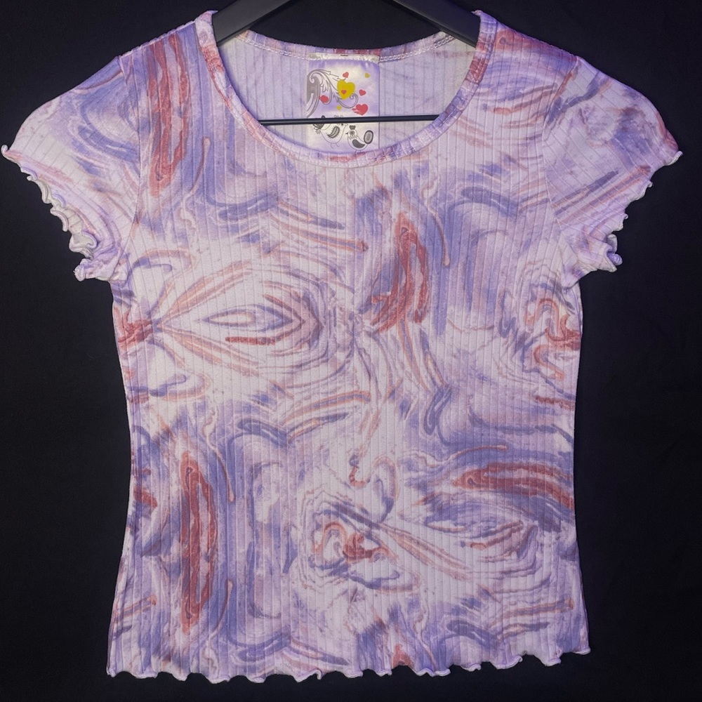 Jenna & Jessie marble print top
